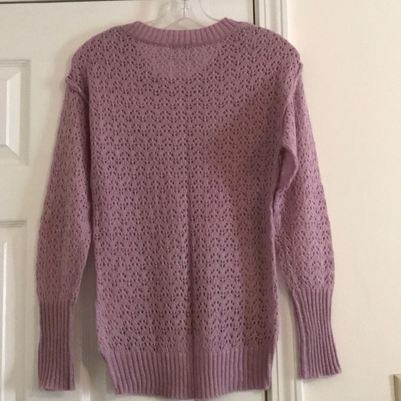 ‼️LAST DAY‼️ dELiA*s Pointelle Hi-Lo Sweater - Picture 5 of 7